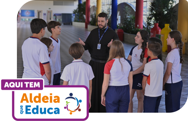 Selo Aqui Tem Aldeia que Educa
